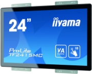 Picture of iiyama ProLite TF2415MC-B2 computer monitor 60.5 cm (23.8") 1920 x 1080 pixels Full HD LCD Touchscreen Multi-user Black