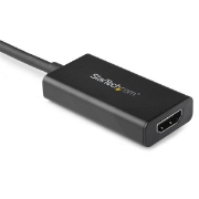 Picture of StarTech.com DisplayPort to HDMI Adapter - 4K 60Hz HDR10 Active DisplayPort 1.4 to HDMI 2.0b Video Converter - 4K DP to HDMI Adapter Dongle for Monitor/Display/TV - Latching DP Connector