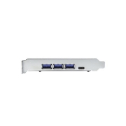 Picture of StarTech.com 4-Port USB 3.1 PCIe Card - 3x USB-A and 1x USB-C - 2x Dedicated Channels