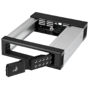 Picture of StarTech.com 5.25 to 3.5 Hard Drive Hot Swap Bay - For 3.5" SATA/SAS Drives - Trayless - Aluminum