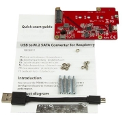Picture of StarTech.com USB to M.2 SATA Converter for Raspberry Pi and Development Boards
