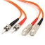 Image de StarTech.com Câble / Jarretière fibre optique duplex multimode 62.5/125 OM1 de 2m - ST vers SC - Orange