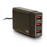 Picture of C2G 4-Port USB Car Charger with Extension for Passengers, 5.8A Output
