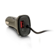 Picture of C2G 4-Port USB Car Charger with Extension for Passengers, 5.8A Output