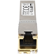 Picture of StarTech.com Cisco SFP-10GB-TC Compatible SFP+ Module - 10GBASE-T - SFP to RJ45 Cat6/Cat5e - 10GE Gigabit Ethernet SFP+ - RJ-45 30m - Cisco Firepower, ASR1000, ASR9000