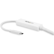 Picture of StarTech.com 9.8ft/3m USB C to DisplayPort 1.2 Cable 4K 60Hz - USB-C to DisplayPort Adapter Cable HBR2 - USB Type-C DP Alt Mode to DP Monitor Video Cable - Works w/ Thunderbolt 3 - White