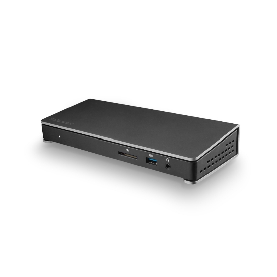 Picture of StarTech.com Thunderbolt 3 Dock - Dual Monitor 4K 60Hz TB3 Laptop Docking Station with DisplayPort - 85W Power Delivery Charging - 6-Port USB 3.0 Hub, SD 4.0, GbE, Audio - Windows & Mac