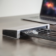 Picture of StarTech.com Thunderbolt 3 Dock - Dual Monitor 4K 60Hz TB3 Laptop Docking Station with DisplayPort - 85W Power Delivery Charging - 6-Port USB 3.0 Hub, SD 4.0, GbE, Audio - Windows & Mac