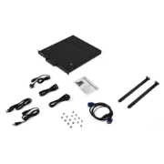 Picture of StarTech.com Rackmount KVM Console - Single Port VGA KVM with 17" LCD Monitor for Server Rack - Fully Featured Universal 1U LCD KVM Drawer w/Cables & Hardware - USB Support - 50,000 MTBF