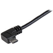 Picture of StarTech.com Micro-USB Charge-and-Sync Cable M/M - Right-Angle Micro-USB - 24 AWG - 0.5 m