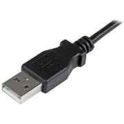 Picture of StarTech.com Micro-USB Charge-and-Sync Cable M/M - Right-Angle Micro-USB - 24 AWG - 0.5 m