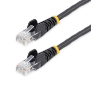 Picture of StarTech.com Cat5e Ethernet Patch Cable with Snagless RJ45 Connectors - 7 m, Black