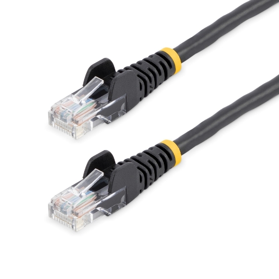 Picture of StarTech.com Cat5e Ethernet Patch Cable with Snagless RJ45 Connectors - 7 m, Black