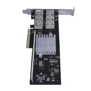 Picture of StarTech.com Dual Port 40G QSFP+ Network Card - Intel XL710 Open QSFP+ Converged Adapter - PCIe 40 Gigabit Ethernet Server NIC - 40GbE Fiber Optic LAN Card - Dell PowerEdge HPE ProLiant