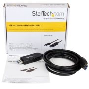 Picture of StarTech.com USB 3.0 Data Transfer Cable for Mac and Windows~USB 3.0 Data Transfer Cable for Mac and Windows, 2m (6ft)