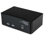 Picture of StarTech.com 2 Port Dual DVI USB KVM Switch with Audio & USB 2.0 Hub