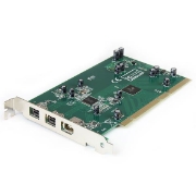 Picture of StarTech.com 3 Port 2b 1a PCI 1394b FireWire Adapter Card with DV Editing Kit