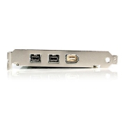 Picture of StarTech.com 3 Port 2b 1a PCI 1394b FireWire Adapter Card with DV Editing Kit