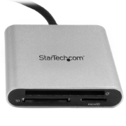 Picture of StarTech.com USB 3.0 Flash Memory Multi-Card Reader / Writer with USB-C - SD, microSD, CompactFlash