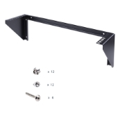 Picture of StarTech.com 3U 19” Wall Mount Vertical Rack Bracket, Wall Mount Patch Panel Bracket for Data/AV/IT/Computer Equipment, 3U Rack for Cabinet or Server Room, Supports 150lb (68kg) Capacity