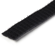 Picture of StarTech.com 100ft Hook and Loop Roll - Cut-to-Size Reusable Cable Ties - Bulk Industrial Wire Fastener Tape /Adjustable Fabric Wraps Black / Resuable Self Gripping Cable Management Straps