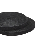 Picture of StarTech.com 100ft Hook and Loop Roll - Cut-to-Size Reusable Cable Ties - Bulk Industrial Wire Fastener Tape /Adjustable Fabric Wraps Black / Resuable Self Gripping Cable Management Straps