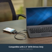 Picture of StarTech.com USB 3.1 (10Gbps) Adapter Cable for 2.5” SATA Drives - USB-C