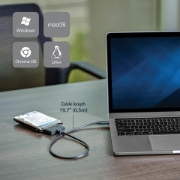 Picture of StarTech.com USB 3.1 (10Gbps) Adapter Cable for 2.5” SATA Drives - USB-C