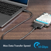 Picture of StarTech.com USB 3.1 (10Gbps) Adapter Cable for 2.5” SATA Drives - USB-C