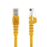 Picture of StarTech.com Cat5e Ethernet Patch Cable with Snagless RJ45 Connectors - 0.5 m, Yellow