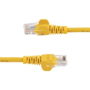 Picture of StarTech.com Cat5e Ethernet Patch Cable with Snagless RJ45 Connectors - 0.5 m, Yellow
