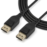 Picture of StarTech.com 2 m VESA Certified DisplayPort 1.4 Cable - 8K 60Hz HBR3 HDR - 6 ft Super UHD DisplayPort to DisplayPort Monitor Cord - Ultra HD 4K 120Hz DP 1.4 Slim Video Cable M/M DP Connector