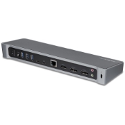Picture of StarTech.com 4K USB-C Dock, Triple UHD 4K Monitor Docking Station, Mac & Windows, USB C to HDMI & DisplayPort, 100W Power Delivery, 5x USB 5Gbps Hub - TAA
