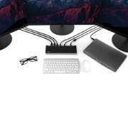 Picture of StarTech.com 4K USB-C Dock, Triple UHD 4K Monitor Docking Station, Mac & Windows, USB C to HDMI & DisplayPort, 100W Power Delivery, 5x USB 5Gbps Hub - TAA