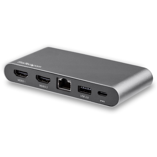 Picture of StarTech.com USB C Multiport Adapter, Dual 4K Monitor, USB-C to Dual HDMI Adapter, 2x USB-A Ports, 100W PD 3.0, Gigabit LAN Port - Replaced by 120B-USBC-MULTIPORT