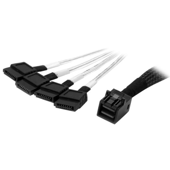 Picture of StarTech.com Internal Mini-SAS to SATA Cable - SFF-8643 to 4x SATA - 1 m