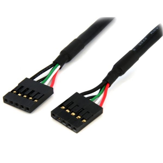 Picture of StarTech.com 18in Internal 5 pin USB IDC Motherboard Header Cable – F/F