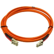Picture of StarTech.com 2m Fiber Optic Cable - Multimode Duplex 50/125 - LSZH Fiber Jumper Cord - LC/LC