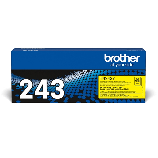 Picture of Brother TN-243Y toner cartridge 1 pc(s) Original Yellow