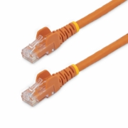 Picture of StarTech.com 3m CAT6 Ethernet Cable - Orange CAT 6 Gigabit Ethernet Wire -650MHz 100W PoE RJ45 UTP Network/Patch Cord Snagless w/Strain Relief Fluke Tested/Wiring is UL Certified/TIA