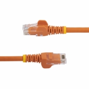 Picture of StarTech.com 3m CAT6 Ethernet Cable - Orange CAT 6 Gigabit Ethernet Wire -650MHz 100W PoE RJ45 UTP Network/Patch Cord Snagless w/Strain Relief Fluke Tested/Wiring is UL Certified/TIA