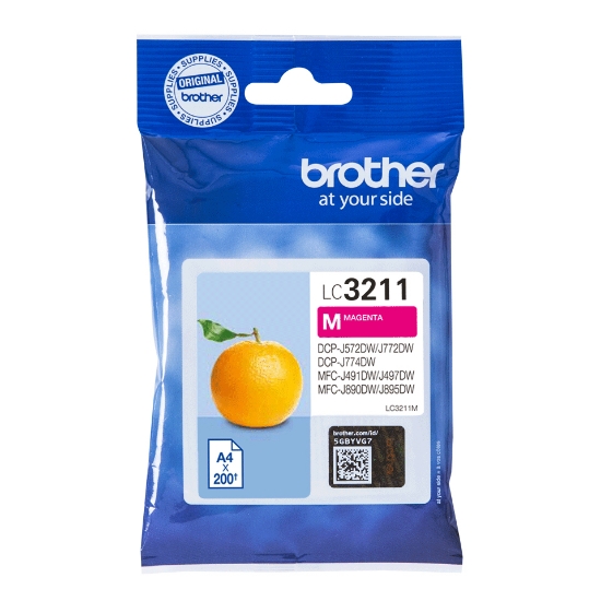 Picture of Brother LC3211M ink cartridge 1 pc(s) Original Magenta