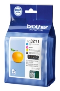 Picture of Brother LC3211VAL ink cartridge 4 pc(s) Original Standard Yield Black, Cyan, Magenta, Yellow