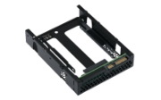 Picture of QNAP QDA-A2AR storage drive enclosure HDD/SSD enclosure Black 2.5"