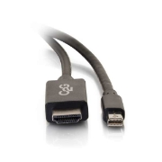 Picture of C2G 3m Mini DisplayPort to HDMI Adapter Cable - Mini DP Male to HDMI Female - Black