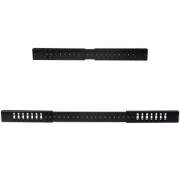 Picture of StarTech.com 4-Post 12U Mobile Open Frame Server Rack, Four Post 19" Network Rack with Wheels, Rolling Rack with Adjustable Depth for Computer/AV/Data/IT Equipment - Casters, Leveling Feet or Floor Mounting