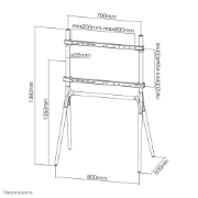 Picture of Neomounts NM-M1000WHITE TV floor stand 37-70"