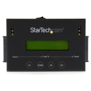 Picture of StarTech.com 1:1 Standalone Hard Drive Duplicator with Disk Image Manager For Backup and Restore, Store Several Disk Images on one 2.5/3.5" SATA Drive, HDD/SSD Cloner, No PC Required
