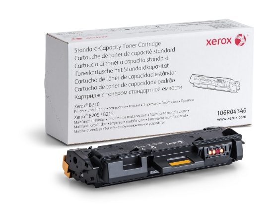 Picture of Xerox Genuine ® B205 Multifunction Printer​/​B210 Printer​/​B215 Multifunction Printer Black Standard capacity Toner Cartridge (1500 Pages) - 106R04346