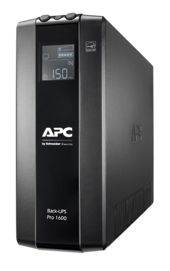 Picture of APC Back-UPS Pro, 1600VA/960W, Tower, 230V, 8x IEC C13 outlets, AVR, LCD, User Replaceable Battery